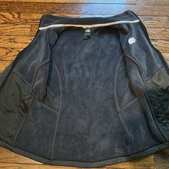 The North Face Women’s Agave Charcoal Grey Full Zip Jacket C656 Small/petite - Picture 3 of 7